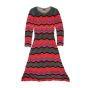 Missoni zigzag viscose full dress