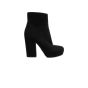 Miu Miu suede black ankle boots