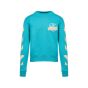 Off-White Tape Diag Arrow turquoise crewneck sweatshirt