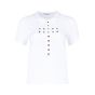 Comme des Garçons robe de chambre cross studded t-shirt