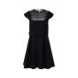 Miu Miu sheer-neckline small black dress