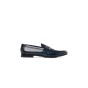 Prada "Sea Blue" leather loafers