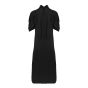 Prada pleated viscose shift dress