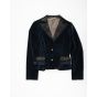 Roberto Cavalli Class jewel-embroidery velvet blazer jacket