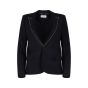 Saint Laurent crystal-embellished lapels blazer jacket