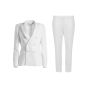 Altuzarra Indiana Optic White double-breasted blazer jacket & Todd Optic White pants