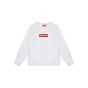 Supreme Box logo heather grey crewneck sweatshirt
