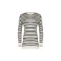 T by Alexander Wang see-through striped long sleeve t-shirt