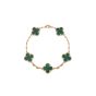 Van Cleef & Arpels Vintage Alhambra 5 motifs malachite bracelet