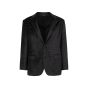 Versace Velvet Devoré  crocodile-effect single breasted blazer jacket