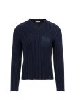 Helmut Lang commadno v-neck ribbed sweater