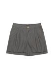 Alexander McQueen MCQ pleated striped shorts