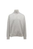 Balenciaga all-over logo turtleneck sweater