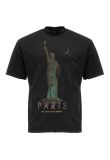 Balenciaga Statue Of Liberty Paris oversized distressed t-shirt