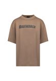 Balenciaga Unisex Caps Flatground logo distressed t-shirt