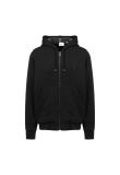 Burberry letter graphic zip hoodie