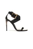 Burberry Marham buckle leather heel sandals