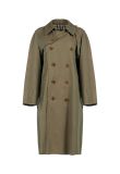 Burberrys "Highbury" Yew-green double-breasted coat