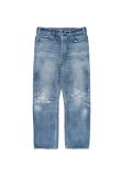 Celine Indigo thrashed blowout denim pants