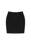 Chanel laine black mini skirt