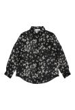 Christian Dior butterfly transparent button-up shirt