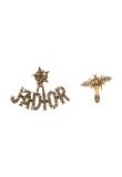 Christian Dior J'adore Bee assymetrical earrings