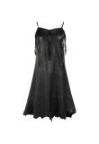 Diesel asymmetric hem mini black dress