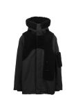 Louis Vuitton Trompe-l'oil shearling padded parka jacket