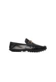 Gucci Bamboo Horsebit black leather shoes
