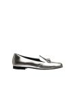 Gucci Jordaan Horsebit silver metallic loafers