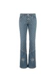 Gucci x Palace allover GG pattern studded bootcut jeans