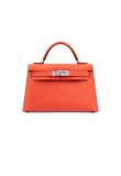 Hermes Kelly Sellier 20 Orange Poppy Epsom (palladium hardware) bag