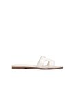 Hermes Oran Blanc calfskin sandals