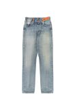 Heron Preston x Levi's 501 "1987 MISTAKES ARE OK" stone washed denim pants