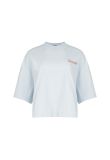 Jacquemus Corto cropped baby blue t-shirt
