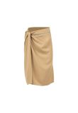 Jacquemus Le Papier "La Jupe Bodri" beige midi skirt