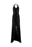 MISBHV 1-OF-1 single-shoulder ruched black dress