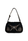 MISBHV Fetish brown shearling shoulder bag