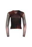 MISBHV Typewriter long sleeve mesh t-shirt