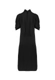 Prada pleated viscose shift dress