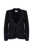 Saint Laurent crystal-embellished lapels blazer jacket