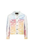 Supreme x Hysteric Glamour snake white denim trucker jacket
