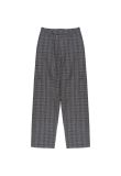 Vetements Pour Femme checked high-waisted pants