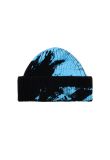 Vetements Unisex Garderobe blue paint destroyed wollen beanie