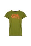 Walter Van Beirendonck Wild Lethal Thrash olive t-shirt