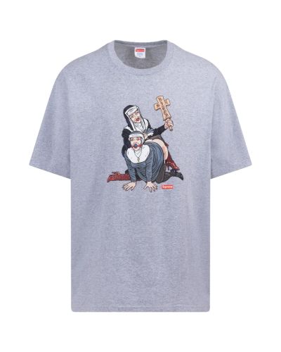 Supreme Nuns grey t-shirt