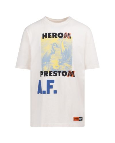 Heron Preston SS OS A.F. (Authorized Fake) white t-shirt