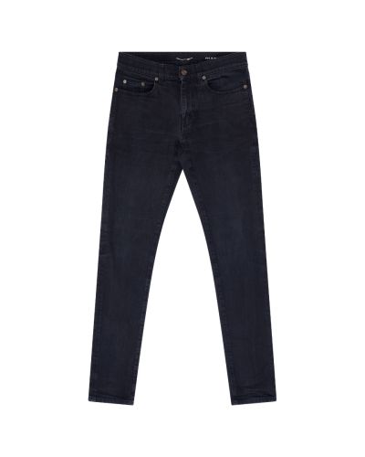 Saint Laurent D02 black low-waist skinny jeans