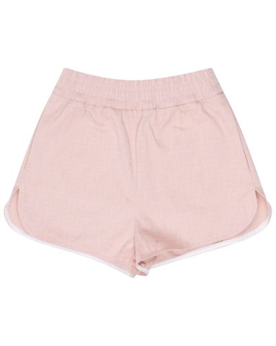 Fendi pink monogram shorts