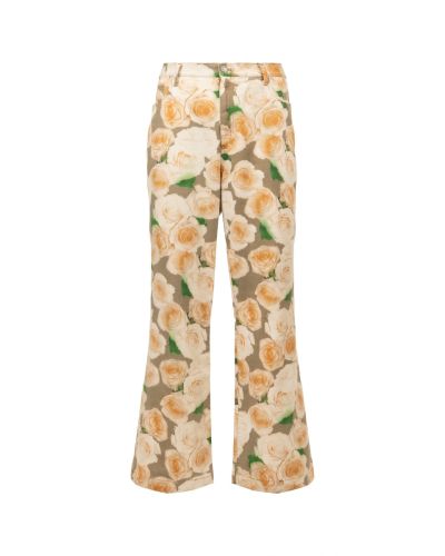 Acne Studios Opah Rose print denim pants